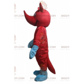 Atypisk varelsedjur röd och blå BIGGYMONKEY™ maskotdräkt -