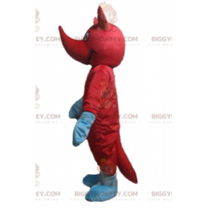 Costume de mascotte BIGGYMONKEY™ rouge et bleu d'animal de