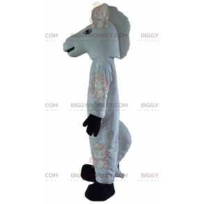 Costume de mascotte BIGGYMONKEY™ de licorne de cheval blanc et