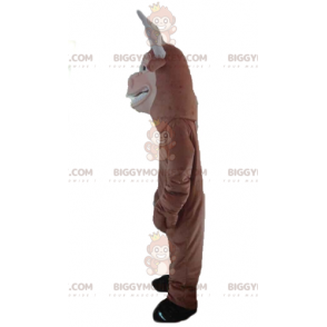 Brown and White Buffalo Bull BIGGYMONKEY™ Mascot Costume –