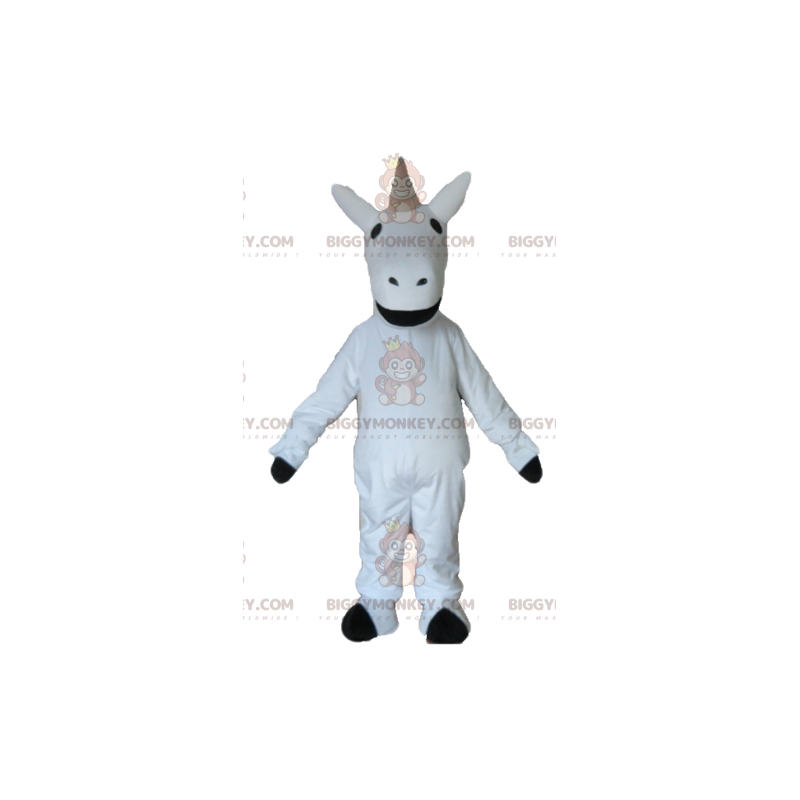 Costume da mascotte BIGGYMONKEY™ gigante bellissimo unicorno