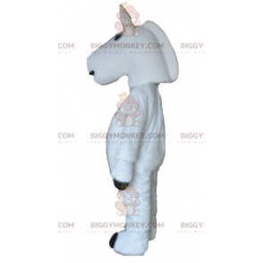 Costume de mascotte BIGGYMONKEY™ de belle licorne blanche et