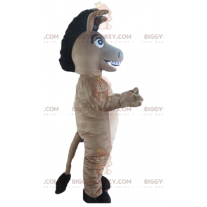 Süßes BIGGYMONKEY™ Maskottchen-Kostüm für Esel in Grau, Beige