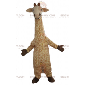 BIGGYMONKEY™ grande costume mascotte giraffa maculata marrone