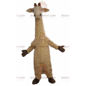 BIGGYMONKEY™ grande costume mascotte giraffa maculata marrone