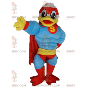 Costume de mascotte BIGGYMONKEY™ de Donald Duck canard habillé