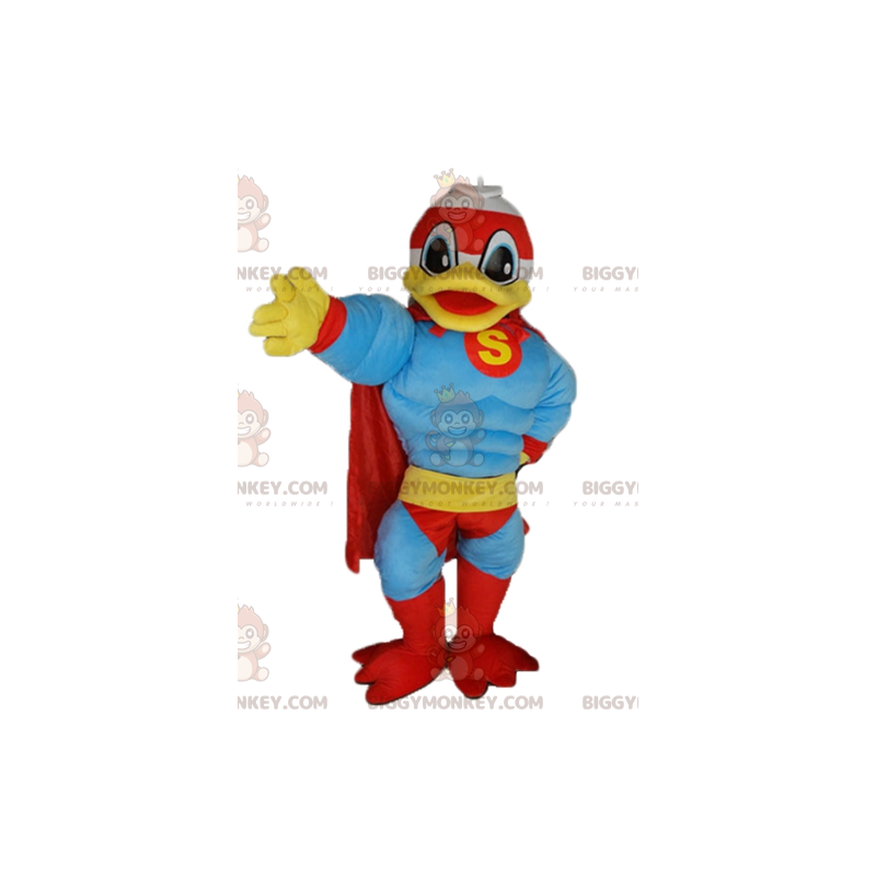 Costume de mascotte BIGGYMONKEY™ de Donald Duck canard habillé