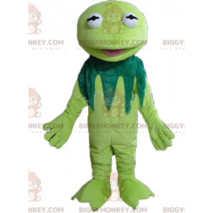 BIGGYMONKEY™ Beroemd Kikker Kermit-mascottekostuum van The