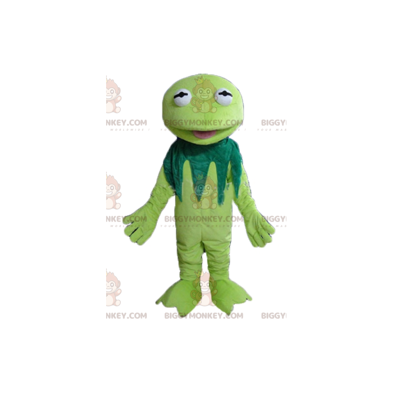 BIGGYMONKEY™ Beroemd Kikker Kermit-mascottekostuum van The