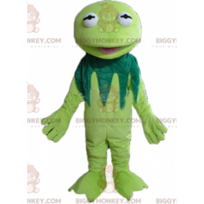 BIGGYMONKEY™ Famous Frog Kermit Mascot Costume from The Muppets