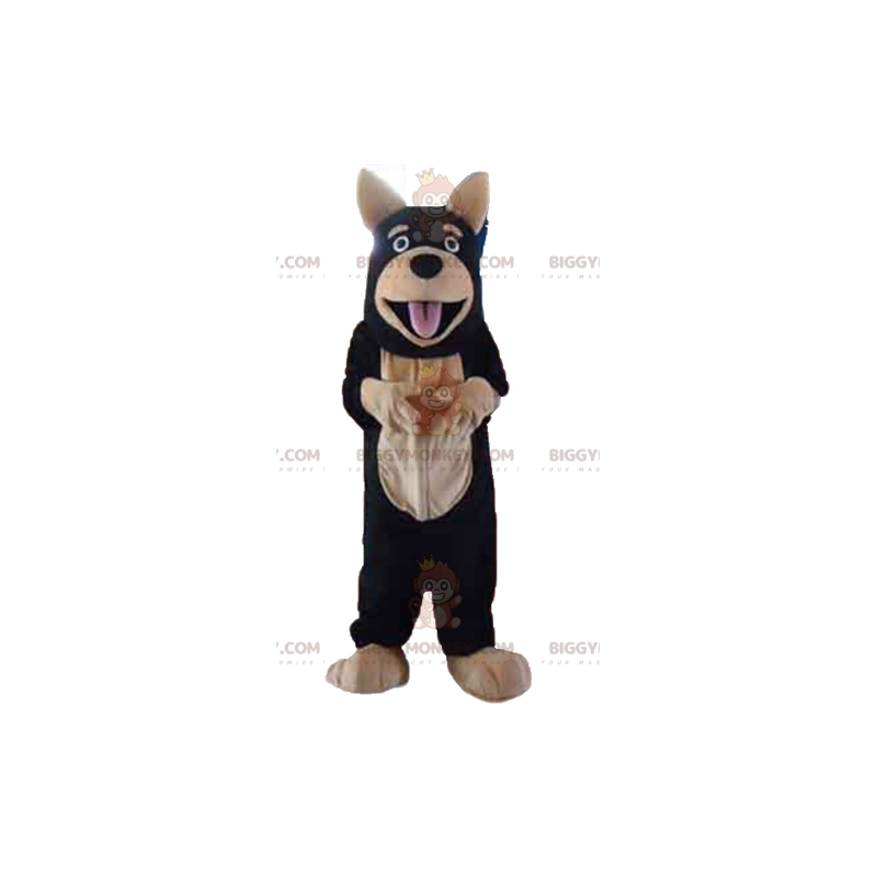 Black and Tan Giant Dog BIGGYMONKEY™ Mascot Costume -