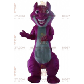 Costume de mascotte BIGGYMONKEY™ d'écureuil violet et gris