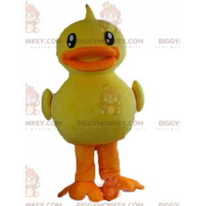 Jättegul och orange anka BIGGYMONKEY™ maskotdräkt - BiggyMonkey