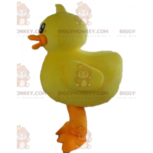 Giant Yellow and Orange Duck Chick BIGGYMONKEY™ Mascot Costume