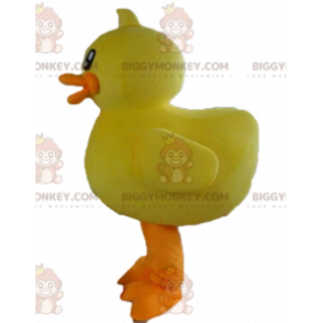 Costume de mascotte BIGGYMONKEY™ de poussin géant jaune et