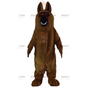 Costume de mascotte BIGGYMONKEY™ de chien marron de