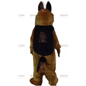 Costume de mascotte BIGGYMONKEY™ de chien marron de