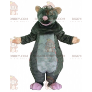 Costume de mascotte BIGGYMONKEY™ de Ratatouille rat gris de