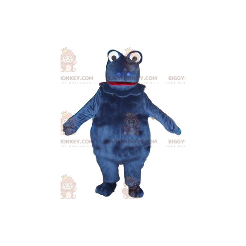 Fato de mascote de dinossauro Casimir BIGGYMONKEY™ na cor azul