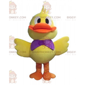 Big Yellow and Orange Duck Chick BIGGYMONKEY™ Mascot Costume –