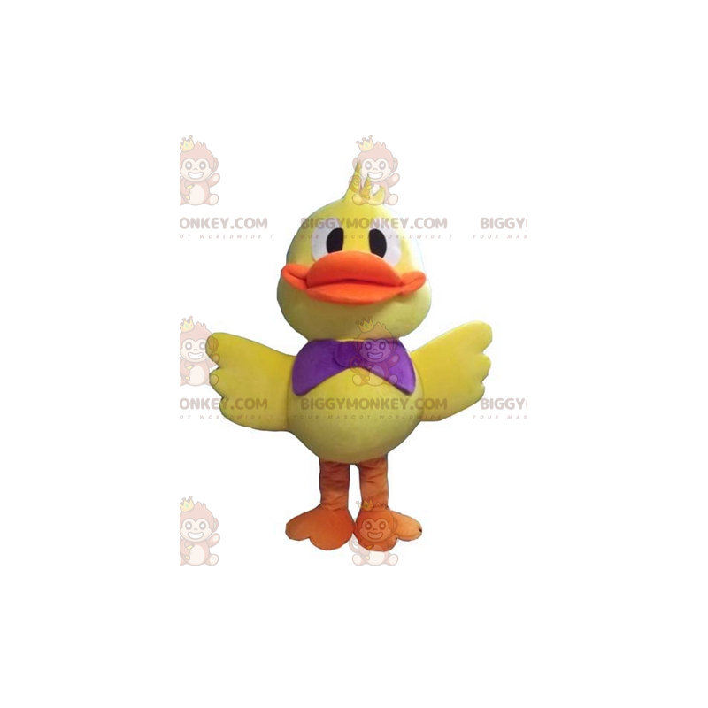 Costume de mascotte BIGGYMONKEY™ de gros poussin de canard