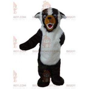 All Hairy Black White Brown Dog BIGGYMONKEY™ Mascot Costume –