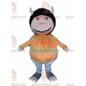 BIGGYMONKEY™ Costume da mascotte gnomo folletto creatura strana