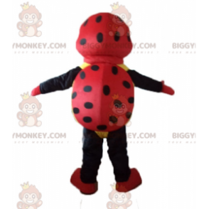 Costume da mascotte BIGGYMONKEY™ Coccinella a pois giallo nero