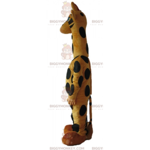Costume de mascotte BIGGYMONKEY™ de girafe jaune et noire