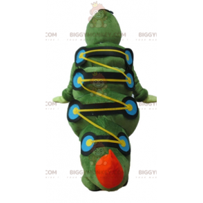 BIGGYMONKEY™ Big Giant Groen Oranje Geel Blauw Caterpillar