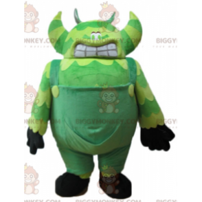 BIGGYMONKEY™ Mascot Costume Green Monster With Sizes L (175-180CM)