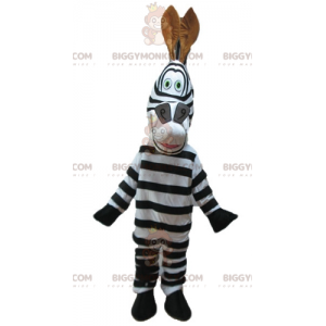 BIGGYMONKEY™ mascottekostuum van de beroemde zebra Marty uit de