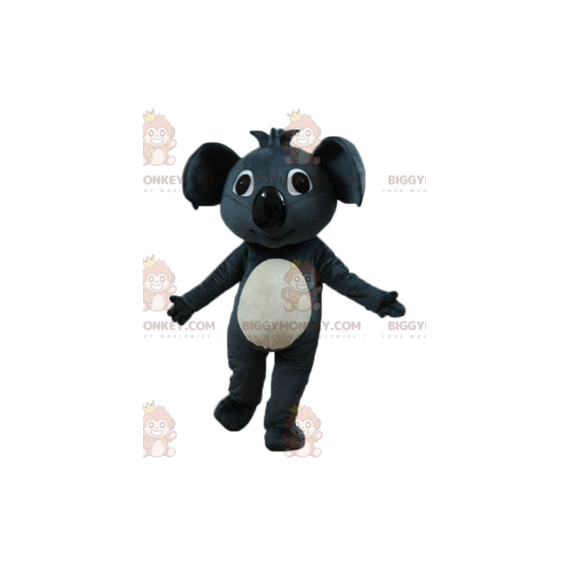 Costume de mascotte BIGGYMONKEY™ de beau koala gris et blanc