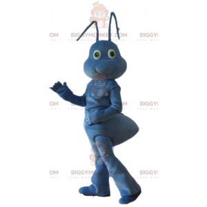 Costume de mascotte BIGGYMONKEY™ de fourmi bleue très mignonne