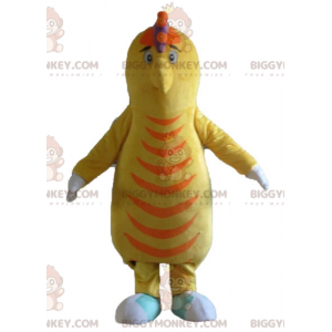 Costume de mascotte BIGGYMONKEY™ d'oiseau jaune et orange de