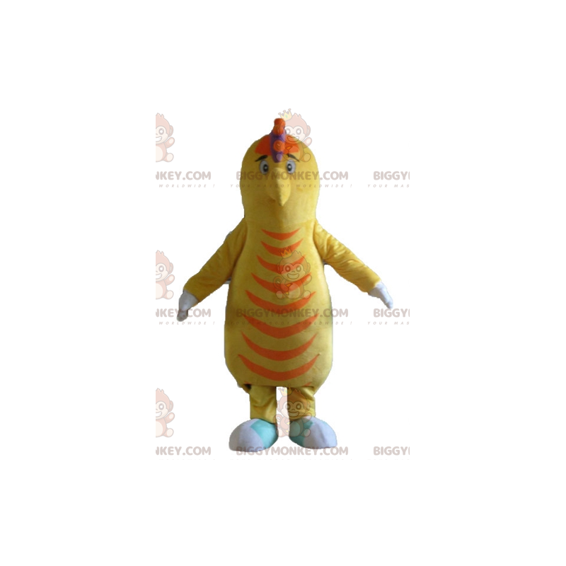 Yellow and Orange Potato Bird BIGGYMONKEY™ Mascot Costume -