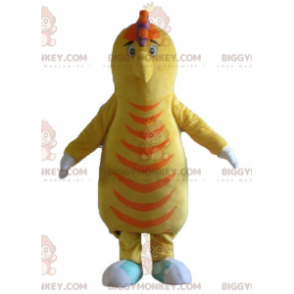 Costume mascotte BIGGYMONKEY™ uccello patata gialla e arancione