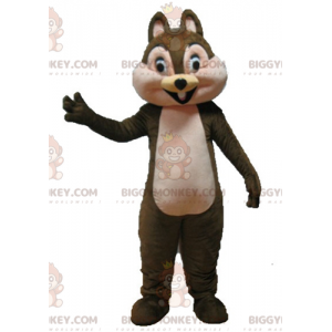 Disfraz de mascota BIGGYMONKEY™ de ardilla marrón de dibujos