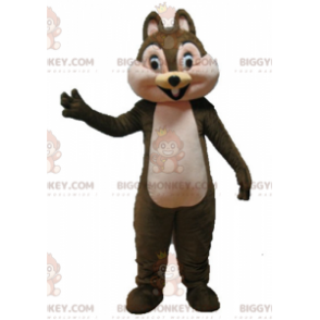 Costume de mascotte BIGGYMONKEY™ de Tic ou Tac écureuil marron