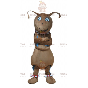 Costume de mascotte BIGGYMONKEY™ de fourmi marron géante et