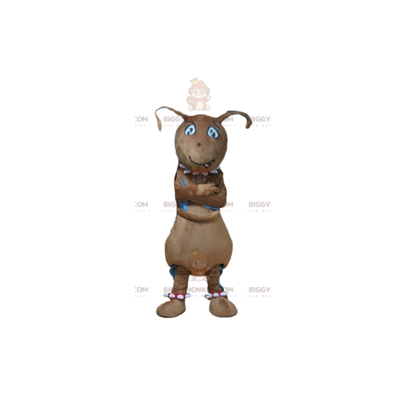 Costume da mascotte BIGGYMONKEY™ della formica marrone gigante