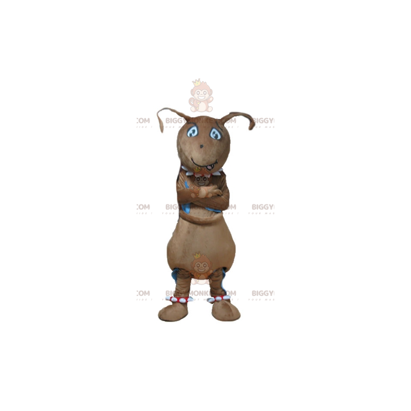 Funny Giant Brown Ant BIGGYMONKEY™ Mascot Costume -