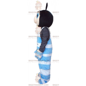 Costume de mascotte BIGGYMONKEY™ d'insecte noir et rose en