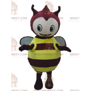 Fantasia de mascote BIGGYMONKEY™ de inseto redondo gorducho