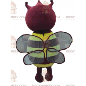 Fantasia de mascote BIGGYMONKEY™ de inseto redondo gorducho