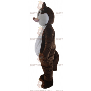 Tic or Tac Brown and White Squirrel BIGGYMONKEY™ Mascot Costume