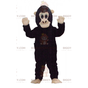 Brown and Tan Monkey BIGGYMONKEY™ Mascot Costume –