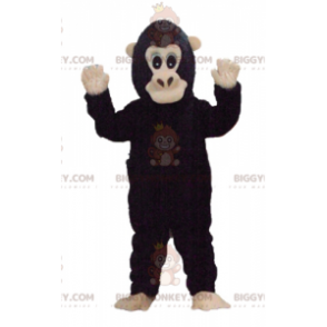 Κοστούμι μασκότ BIGGYMONKEY™ με καφέ και μαύρισμα μαϊμού -