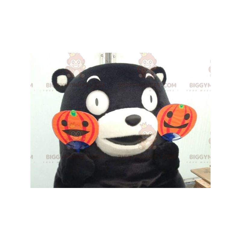 Black and White Bear BIGGYMONKEY™ Mascot Costume -