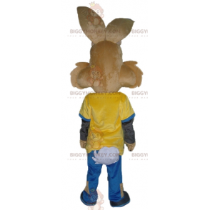 Kostým maskota Nesquik Famous Brown Bunny Quicky BIGGYMONKEY™ –